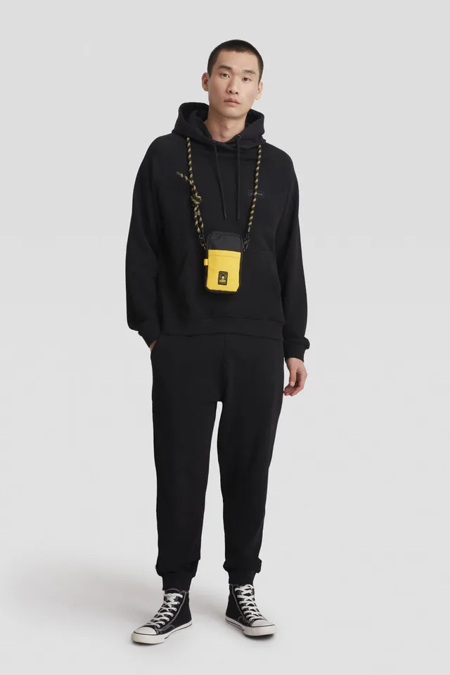 ciesse-outdoor-felpa-hoodie-schwarz-baumwolle-kapuze image 1