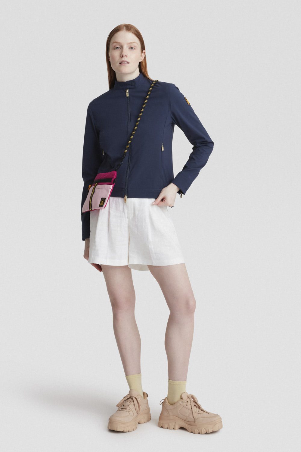 ciesse-outdoor-biker-softshelljacke-blau-full-zip image 1