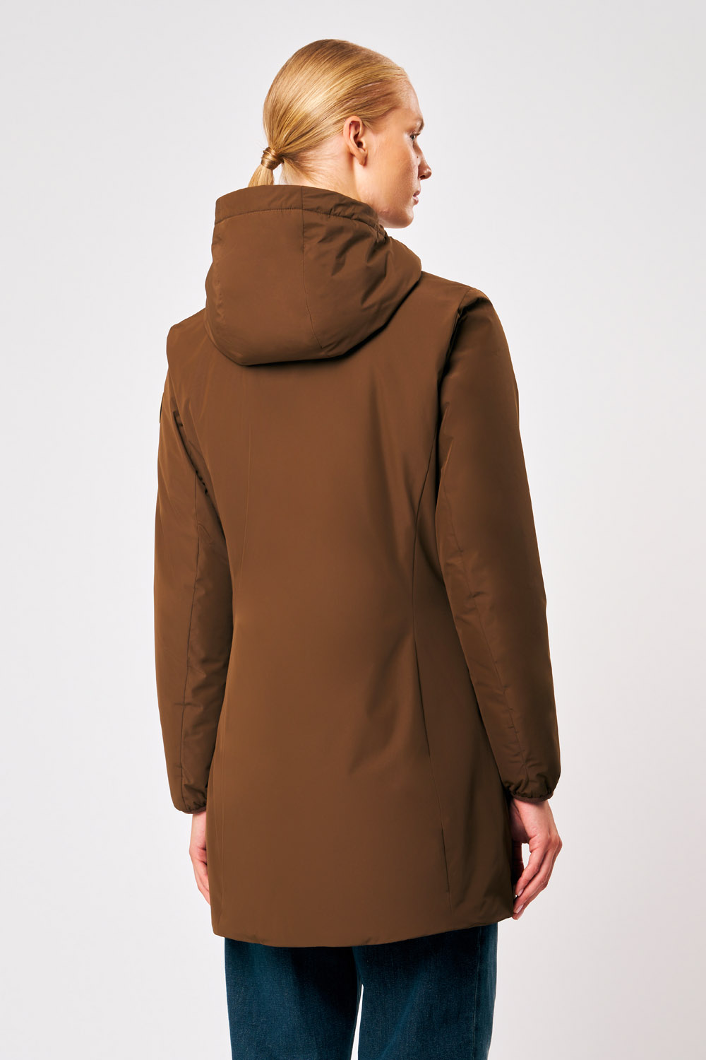 ciesse-outdoor-matilda-damenjacke-lang-braun-moka image 5