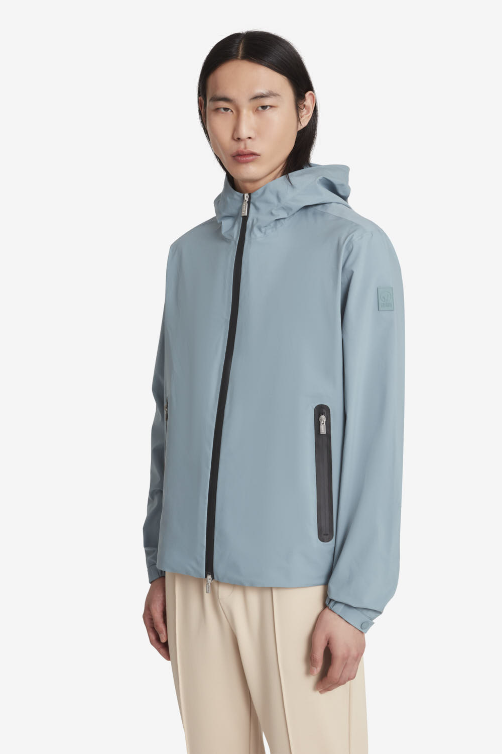 ciesse-outdoor-trivor-winterjacke-blaugrau-kapuze-herren image 2