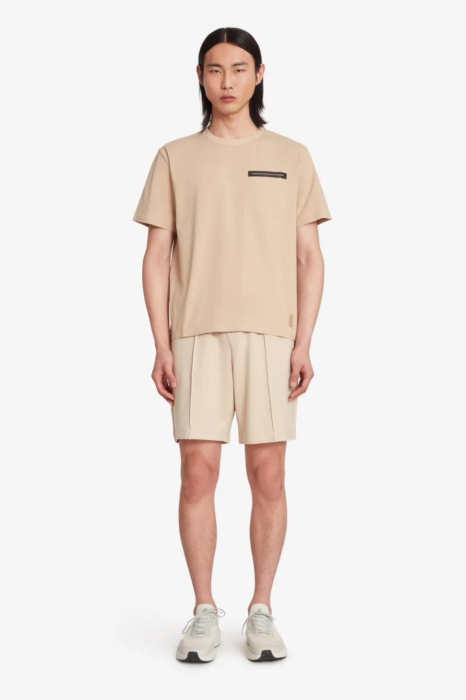 ciesse-outdoor-austin-t-shirt-herren-beige-brusttasche image 1