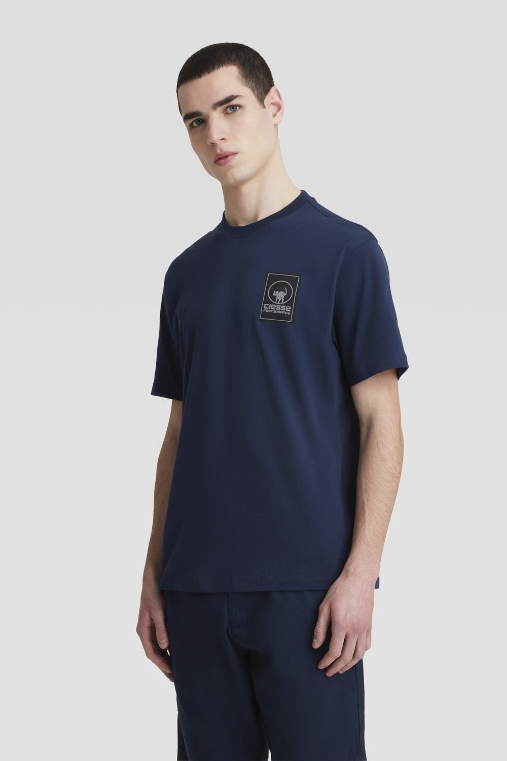 ciesse-outdoor-t-shirt-baumwollshirt-blau-rundhals-regular image 2