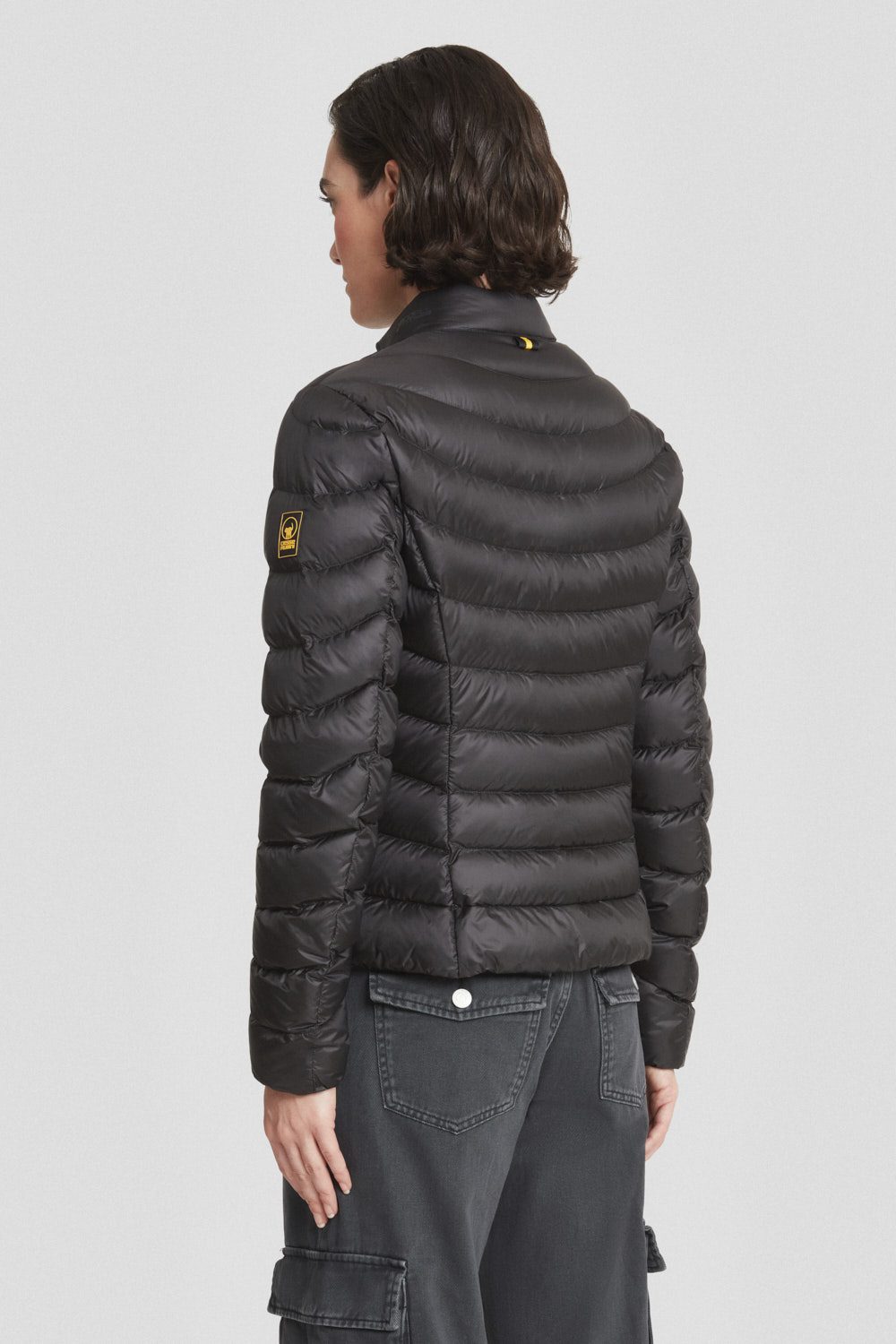 ciesse-outdoor-daunenjacke-schwarz-leicht-ohne-kapuze-800fp image 4
