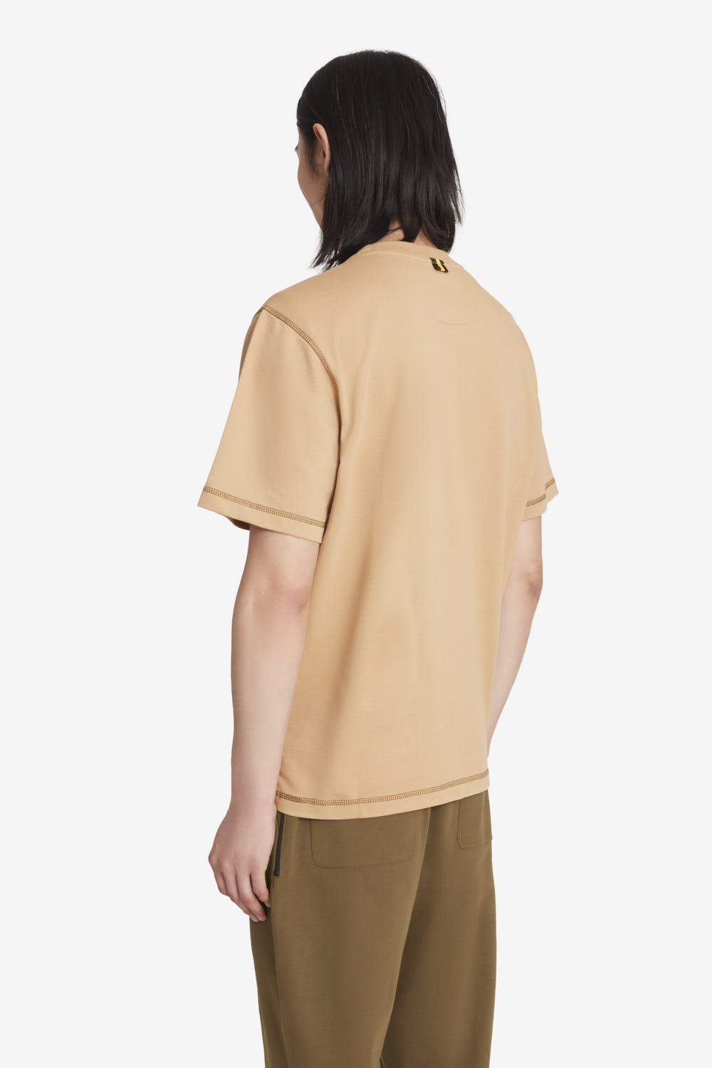 ciesse-outdoor-crincy-herren-t-shirt-beige-oversize-baumwolle image 4