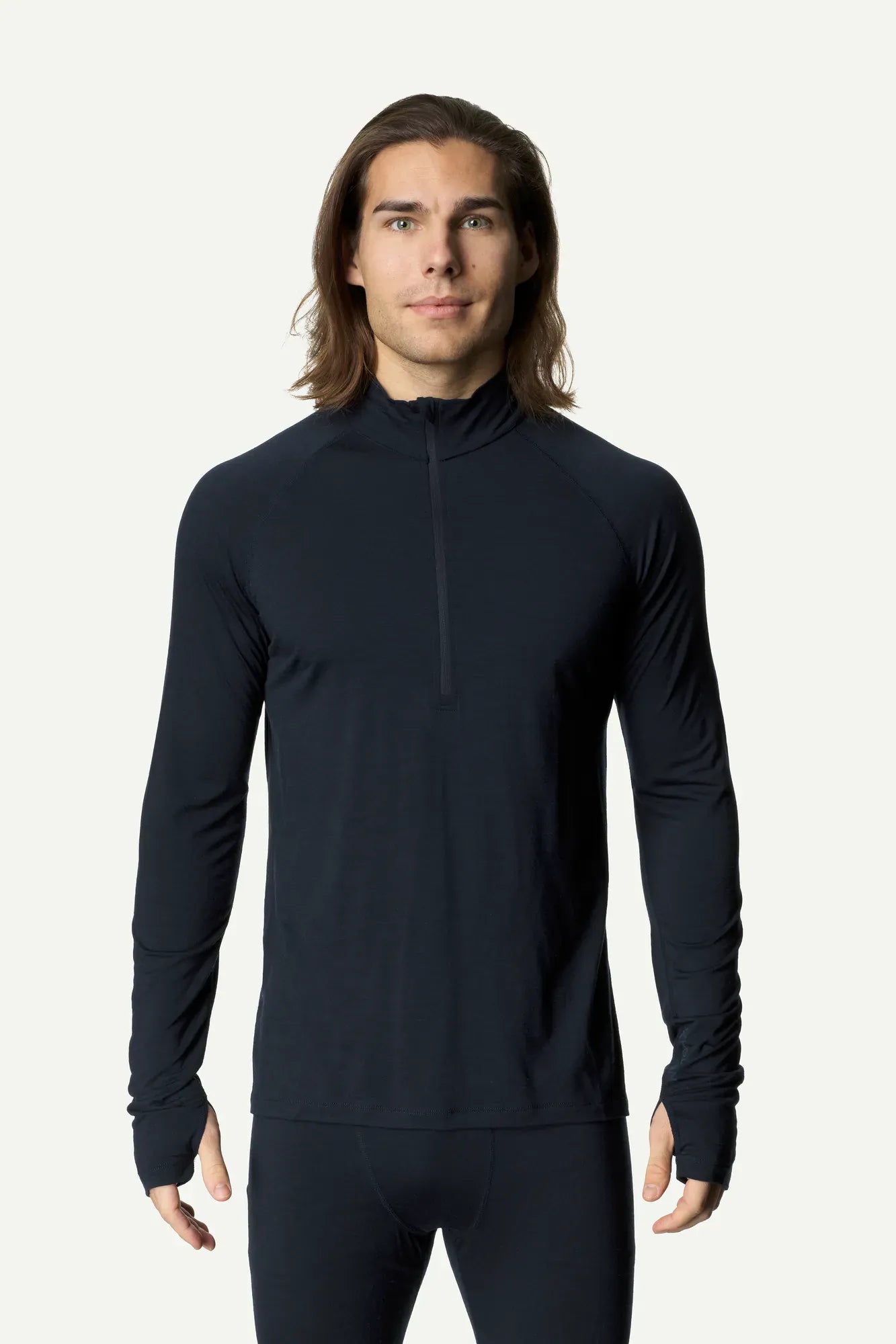 houdini-desoli-light-half-zip-merino-true-black-herren image 1