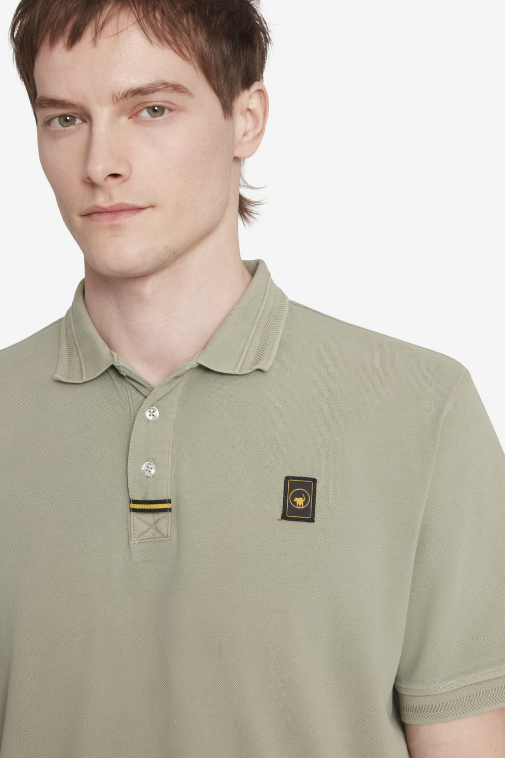 ciesse-helmy-4-0-polohemd-gr-n-tee-baumwolle-piqu-stretch image 3