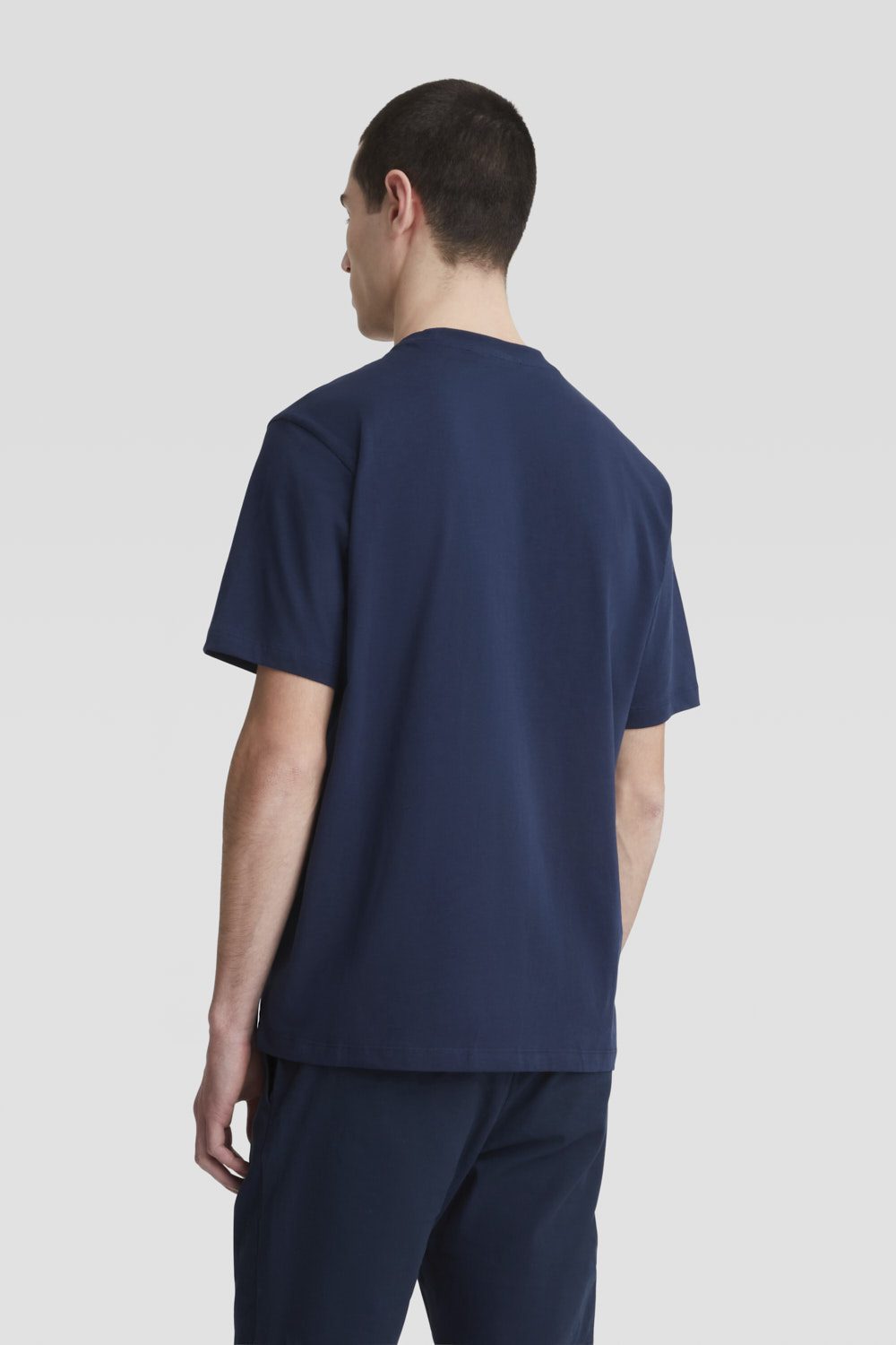 ciesse-outdoor-t-shirt-baumwollshirt-blau-rundhals-regular image 4