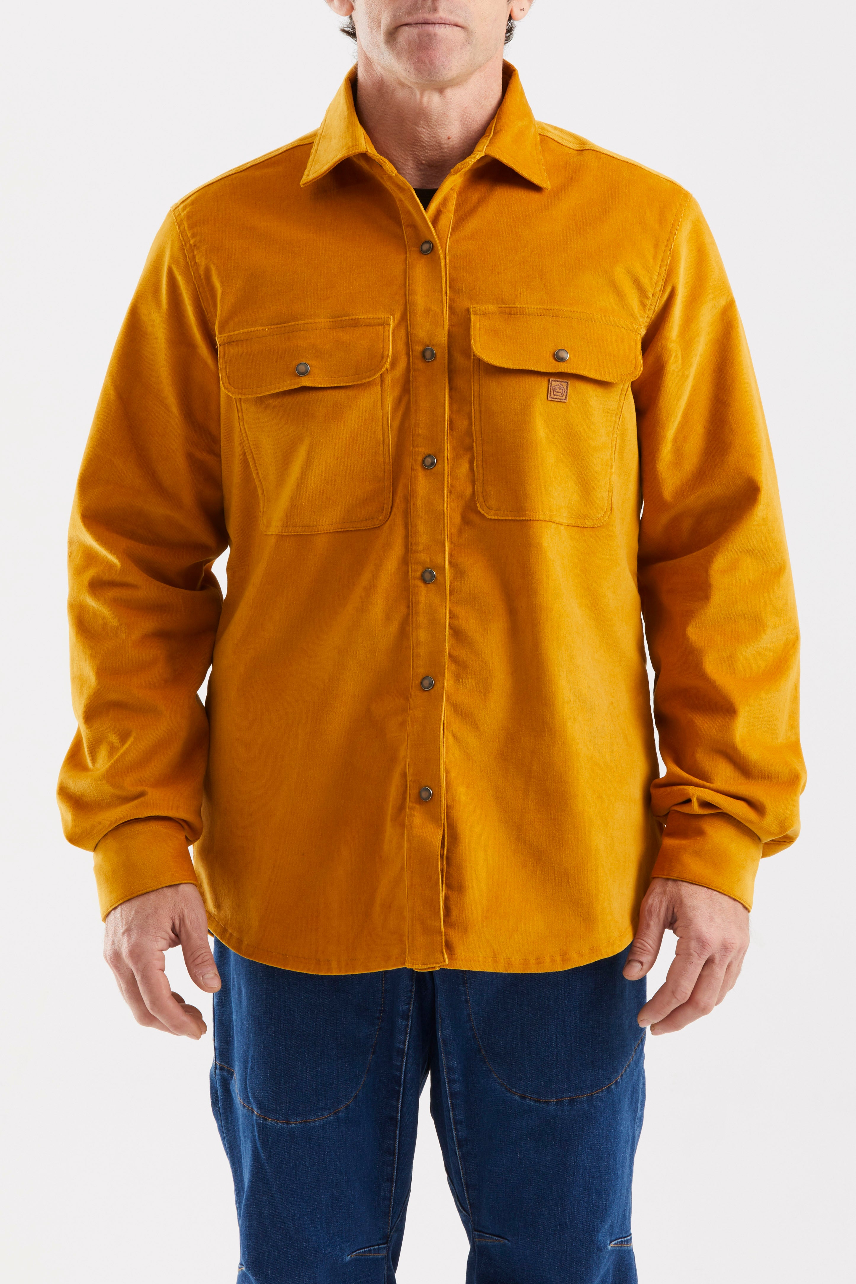 e9-tano-hose-mustard-gestreifter-samt-regular image 1