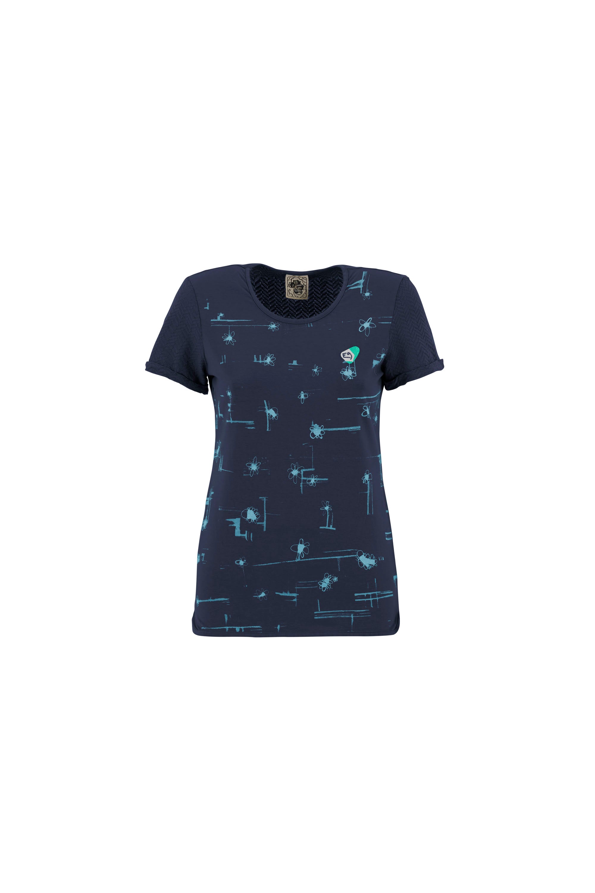 e9-gory-t-shirt-ocean-blue-bio-baumwolle image 8