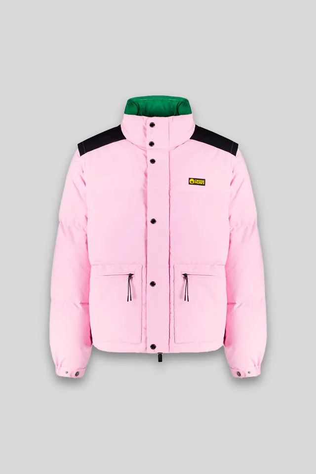 ciesse-dakota-daunenjacke-rosa-abnehmbare-rmel-recycelt image 1