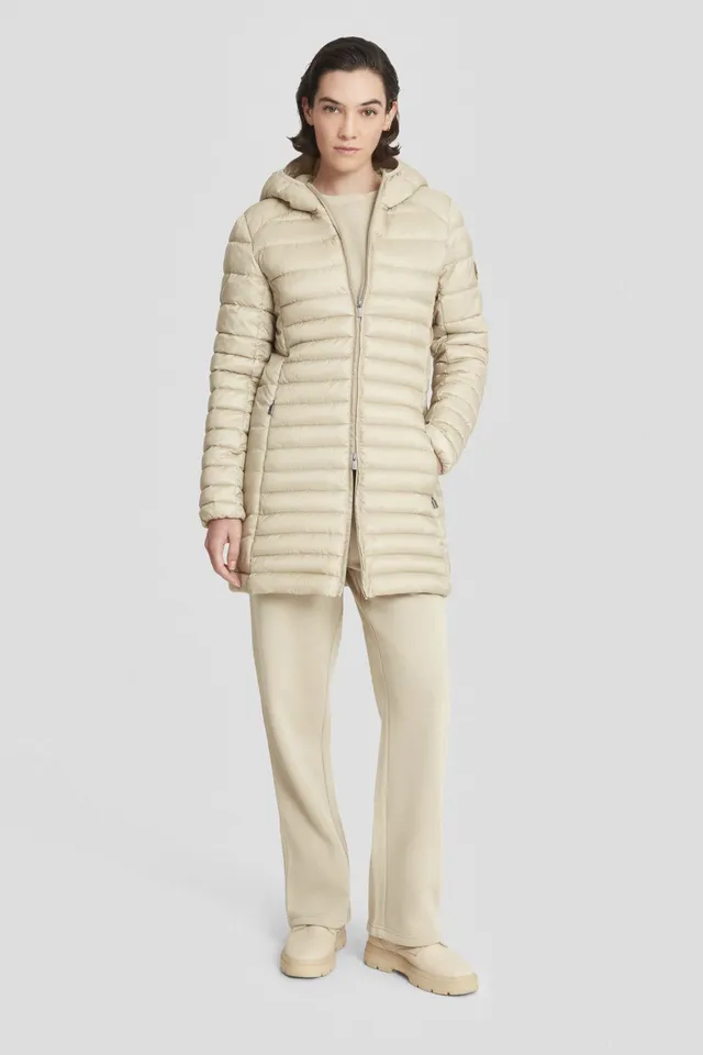 ciesse-piumini-wintermantel-beige-lang-stepp-wasserabweisend image 1