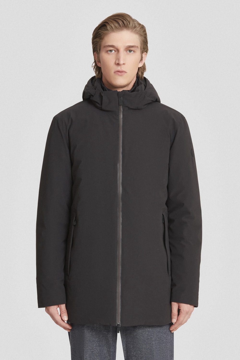 ciesse-outdoor-softshelljacke-schwarz-gef-ttert-5k-kapuze image 2