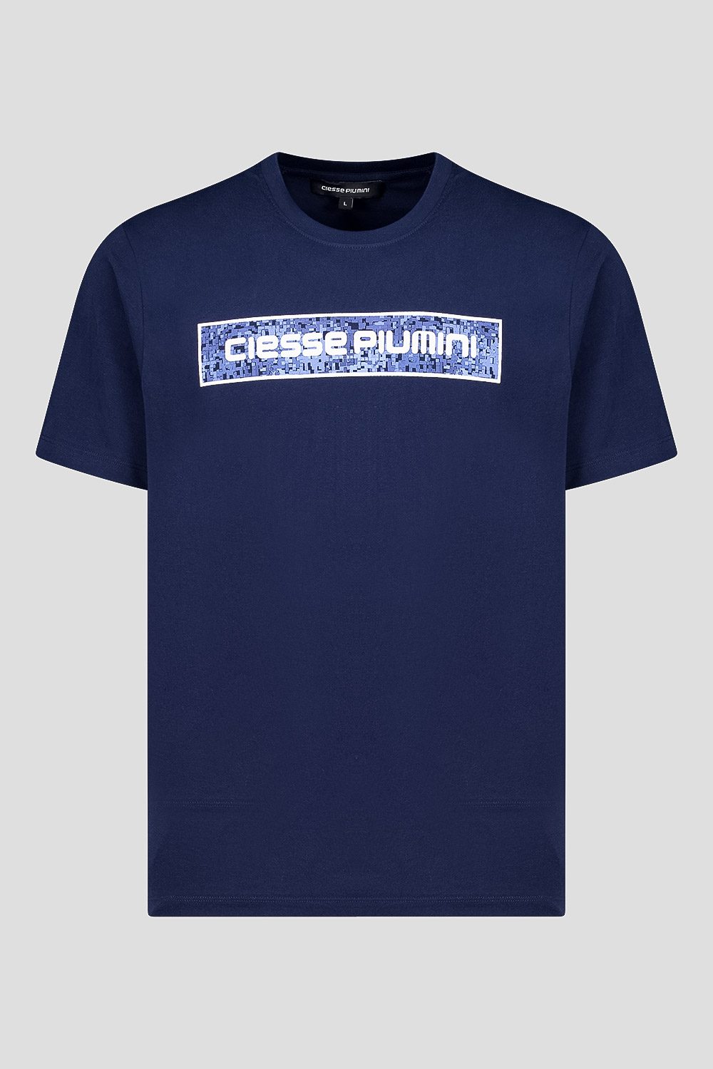 ciesse-t-shirt-herren-blau-baumwolle-mit-print image 3