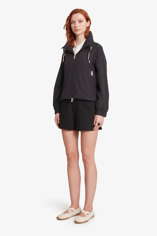 ciesse-lana-kurze-jacke-schwarz-damen-kapuze image 1