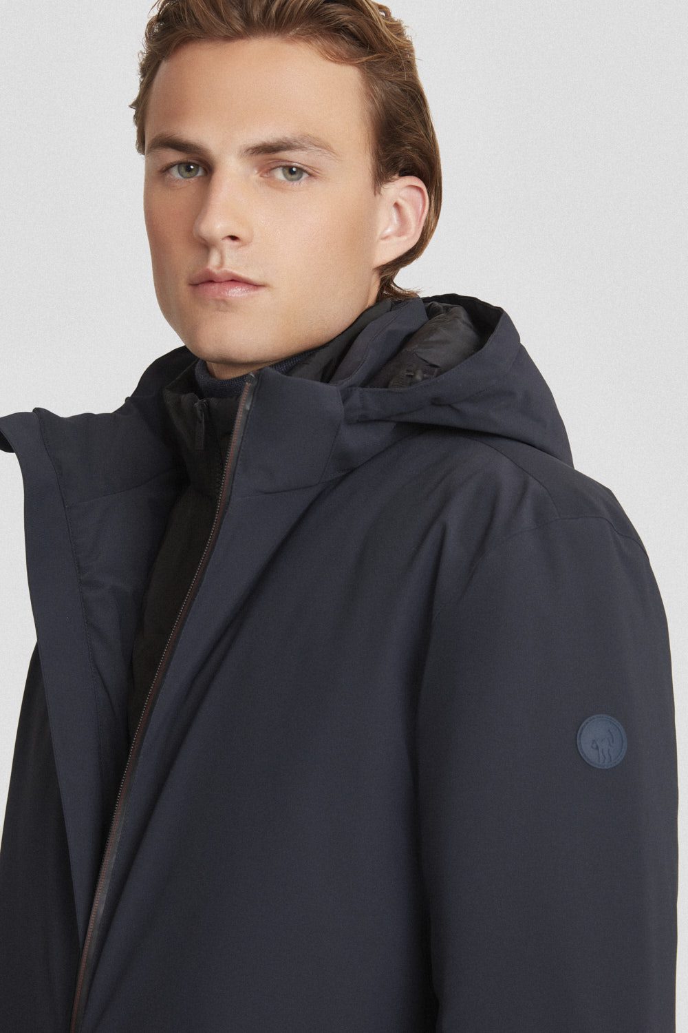 ciesse-outdoor-softshell-winterjacke-blau-kapuze-5k image 3