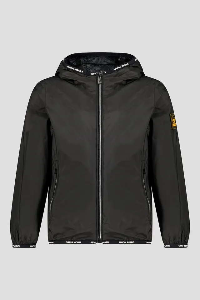 ciesse-outdoor-windjacke-schwarz-unisex-kapuze-wasserdicht image 1