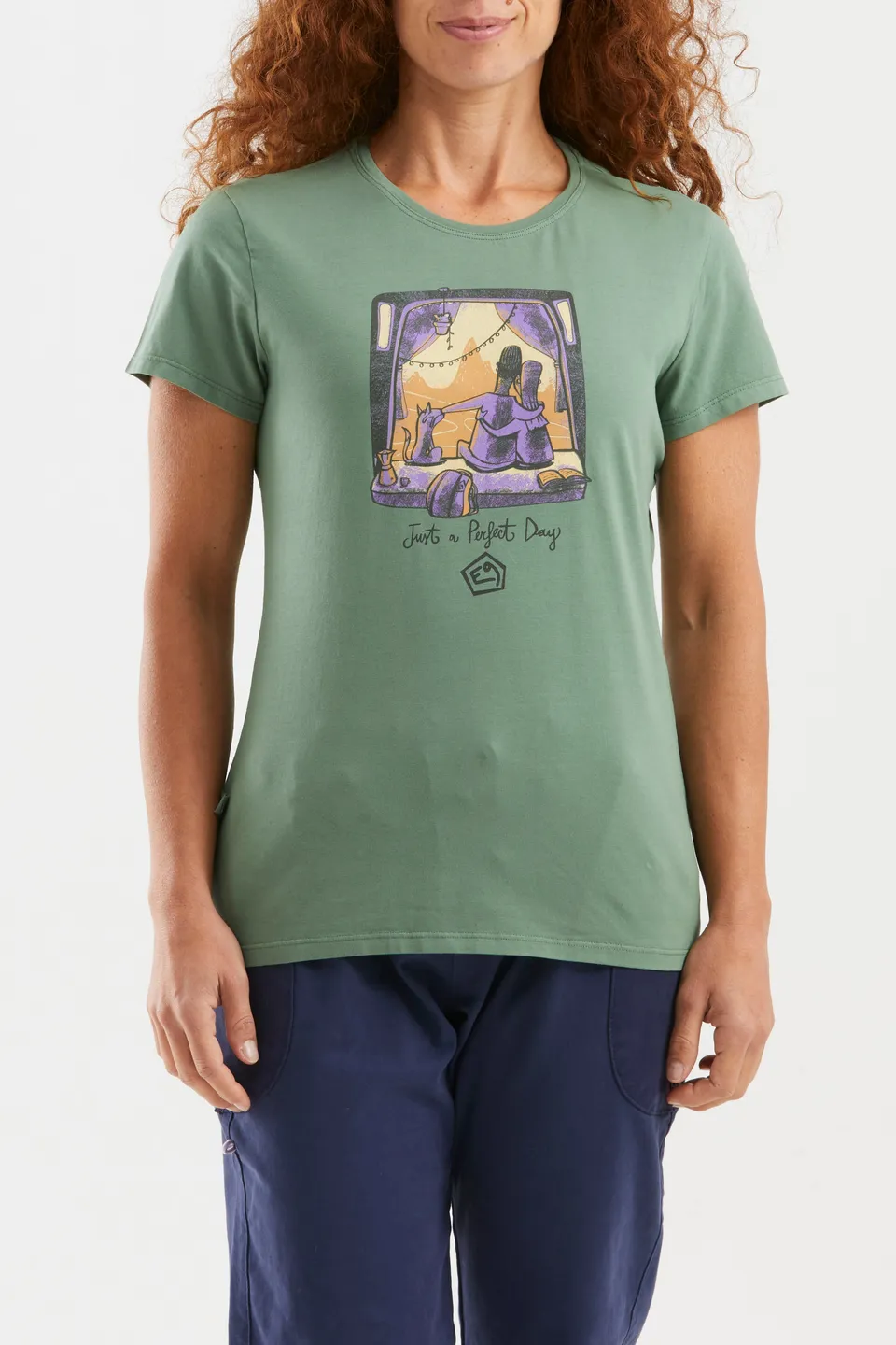 e9-sunset-t-shirt-agave-829-slim-bio image 1