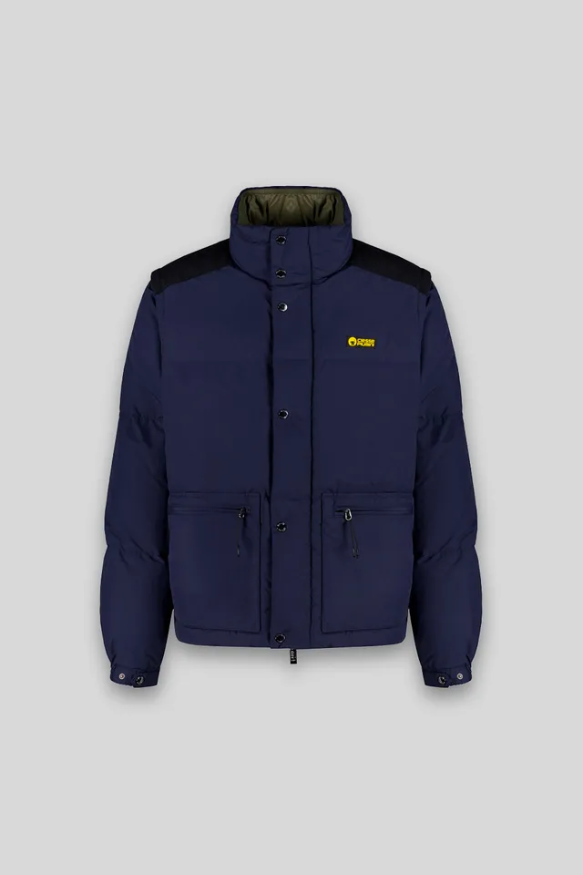 ciesse-dakota-daunenjacke-blau-abnehmbare-rmel-recycelt image 1