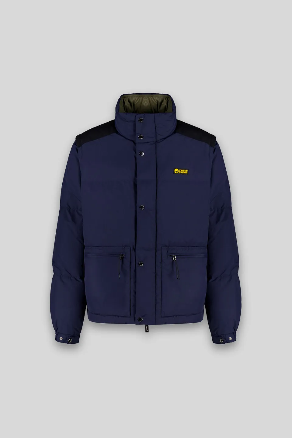 ciesse-dakota-daunenjacke-blau-abnehmbare-rmel-recycelt image 1