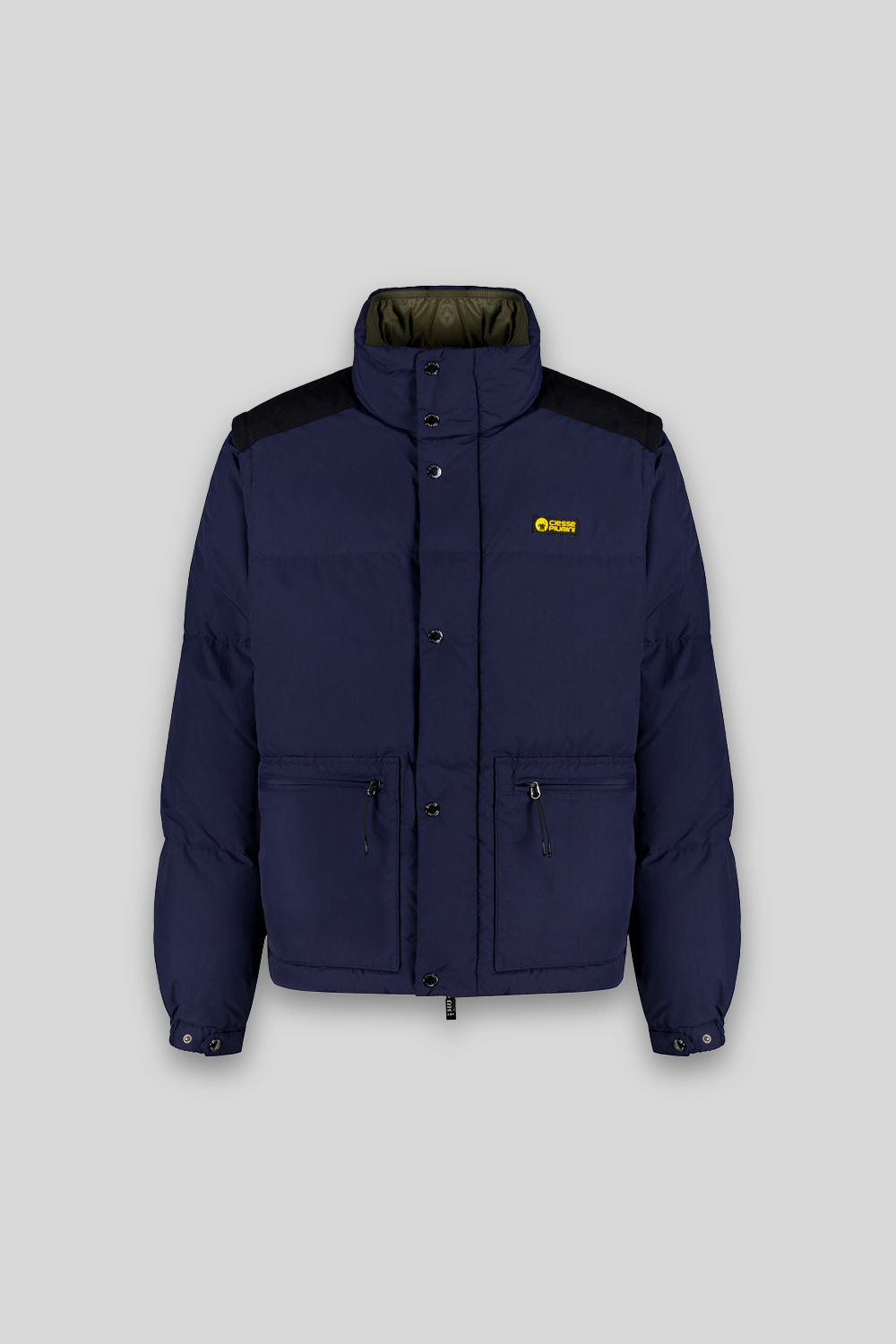 ciesse-dakota-daunenjacke-blau-abnehmbare-rmel-recycelt image 1