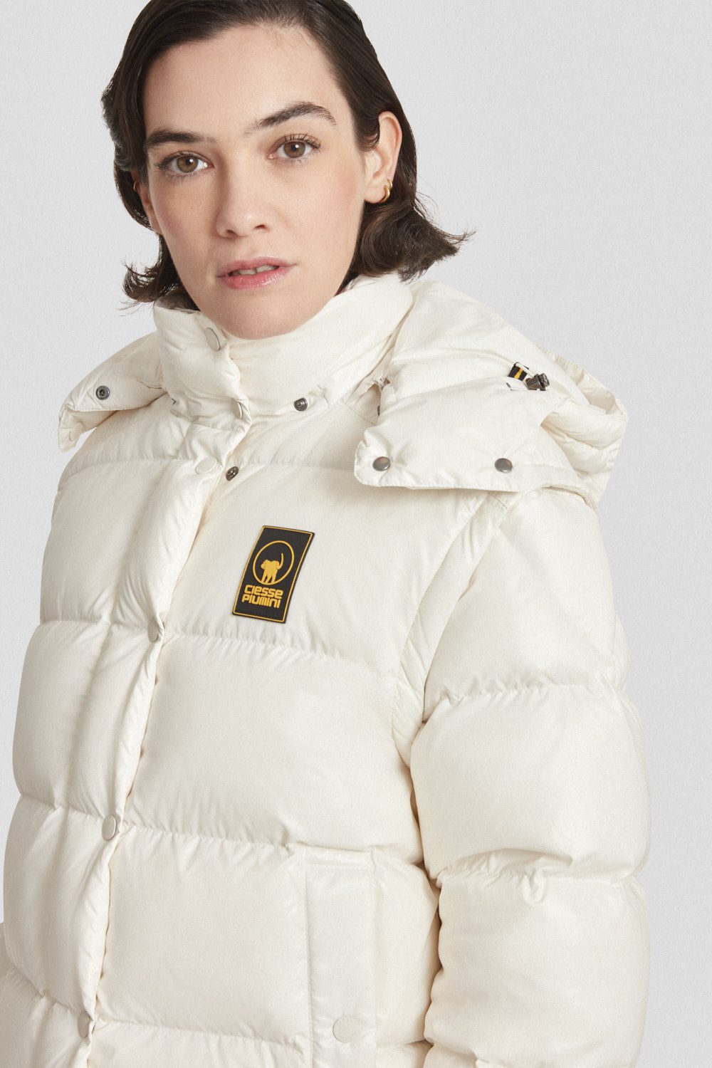 ciesse-piumini-daunenjacke-wei-stepp-kapuze-rmel-abnehmbar image 3
