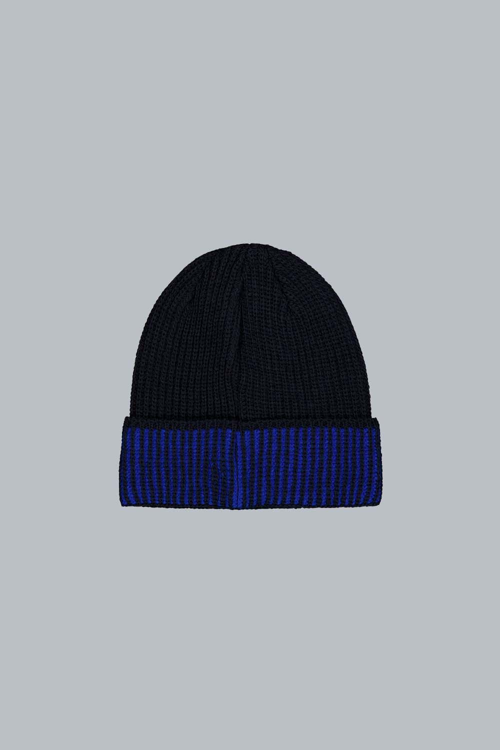 ciesse-outdoor-rotty-strickm-tze-blau-rippe-mit-umschlag image 2