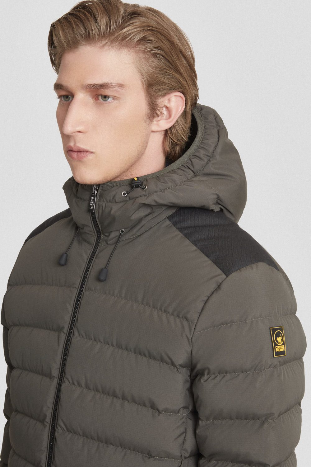 ciesse-piumini-daunenjacke-kurz-militarygr-n-kapuze image 3