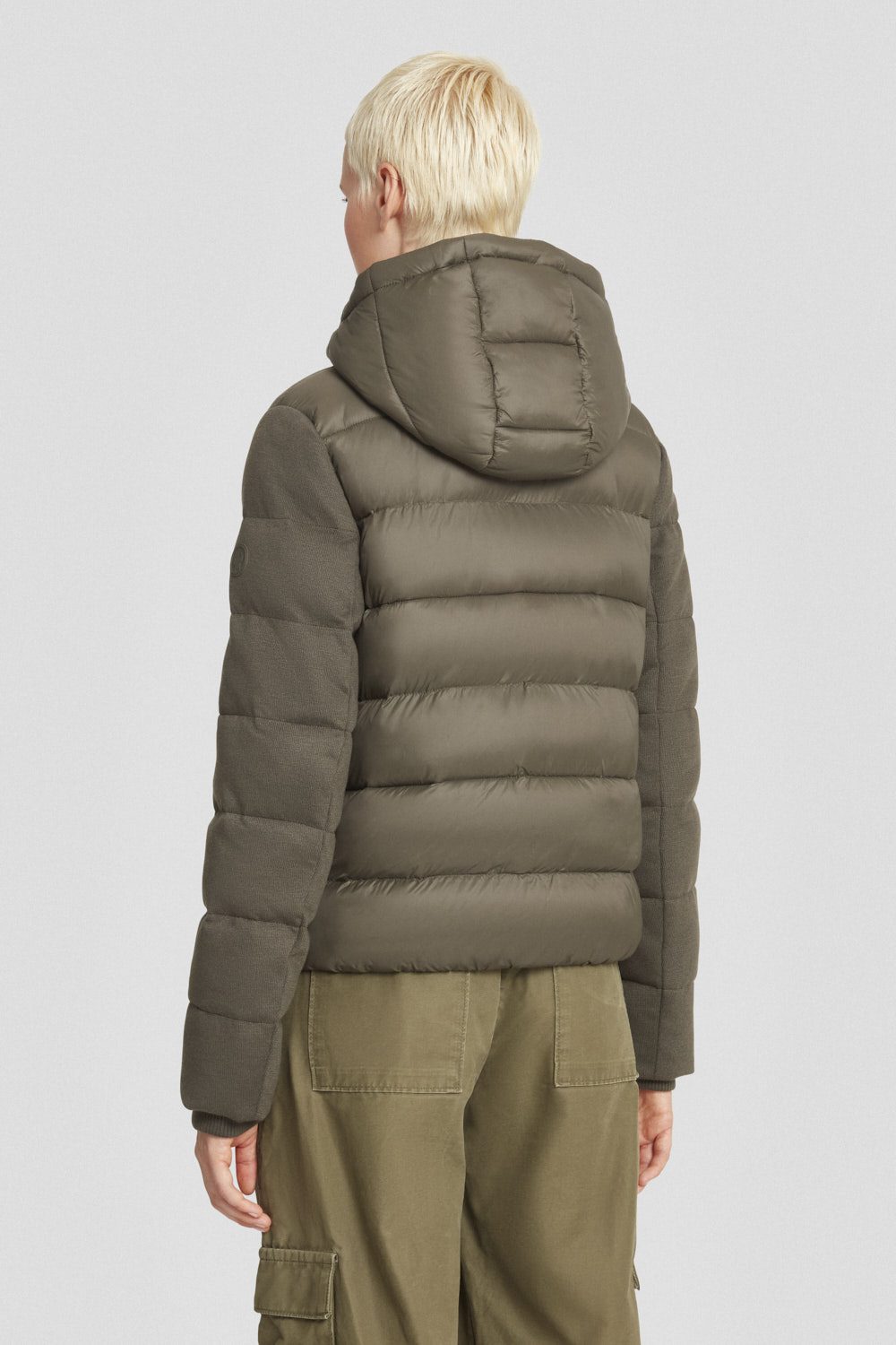 ciesse-outdoor-giacche-leggere-jacke-oliv-kapuze-nylon image 4