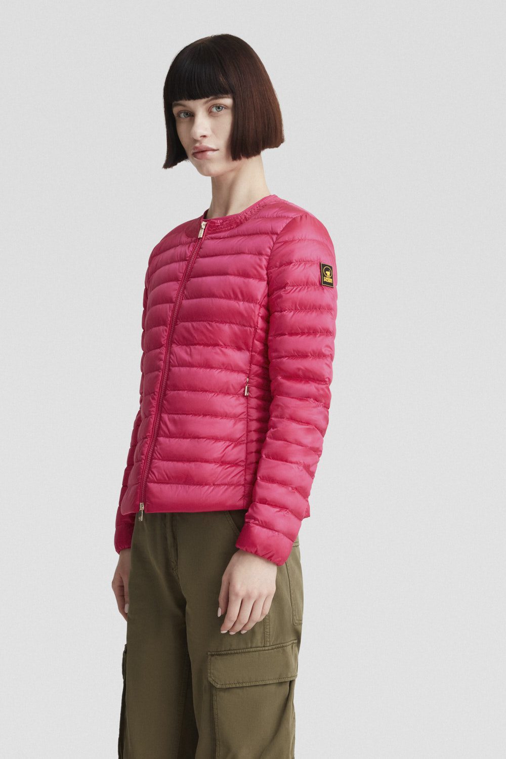 ciesse-piumini-daunenjacke-fuchsia-leicht-ohne-kapuze-800 image 2