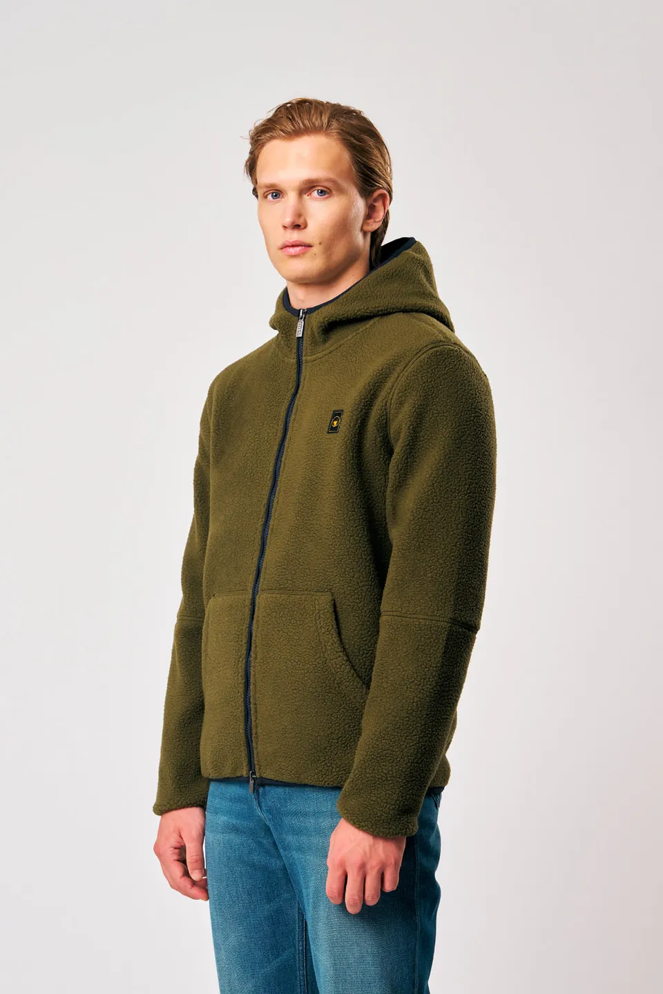 ciesse-outdoor-rodrigo-teddyjacke-gr-n-herren-kapuze image 1