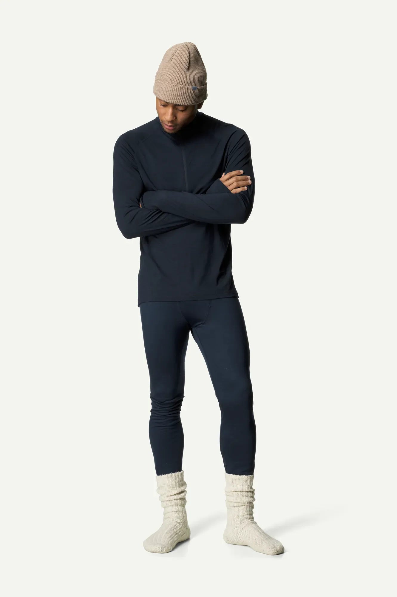 houdini-desoli-light-half-zip-merino-true-black-herren image 4