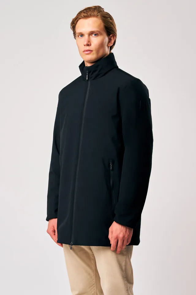 ciesse-alfie-winterjacke-herren-schwarz-kapuze-leicht image 1