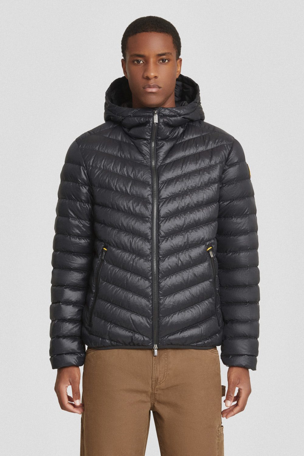 ciesse-outdoor-piumini-daunenjacke-schwarz-mit-kapuze-800fp image 1