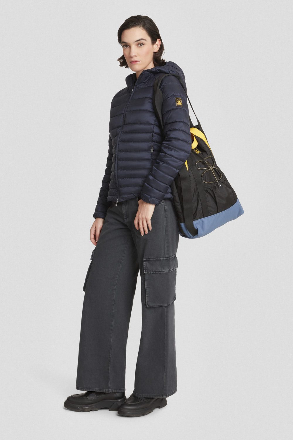 ciesse-piumini-jacke-blau-daunenjacke-kurz-recycelt image 1