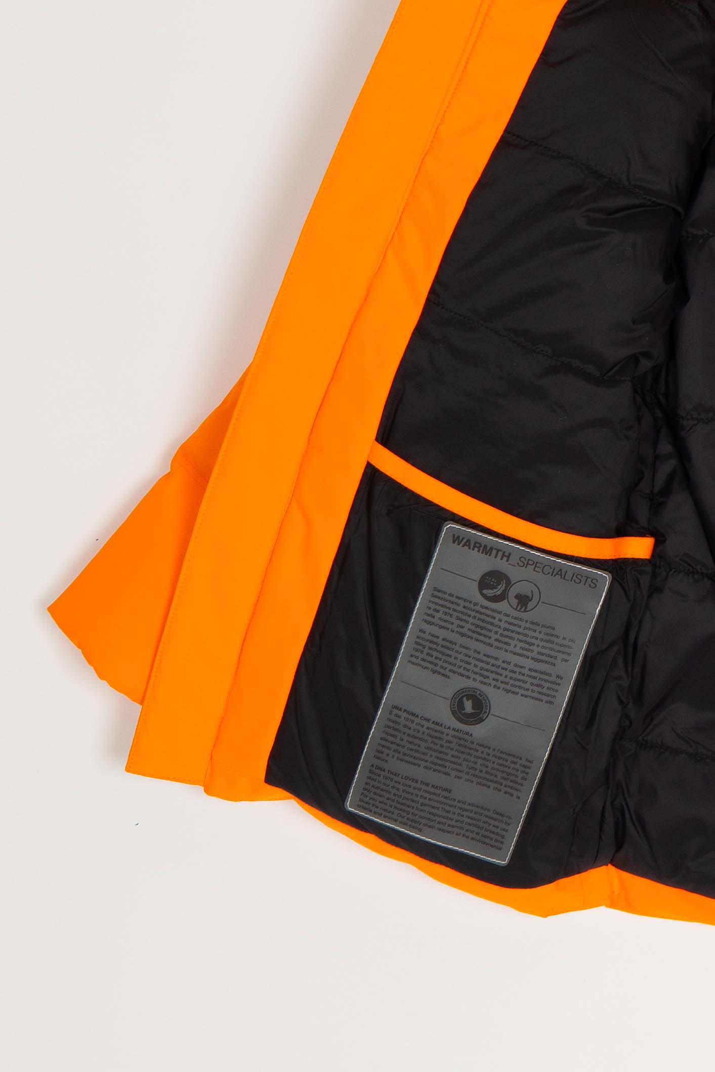 ciesse-piumini-cooper-boy-daunenjacke-orange-mit-kapuze image 4