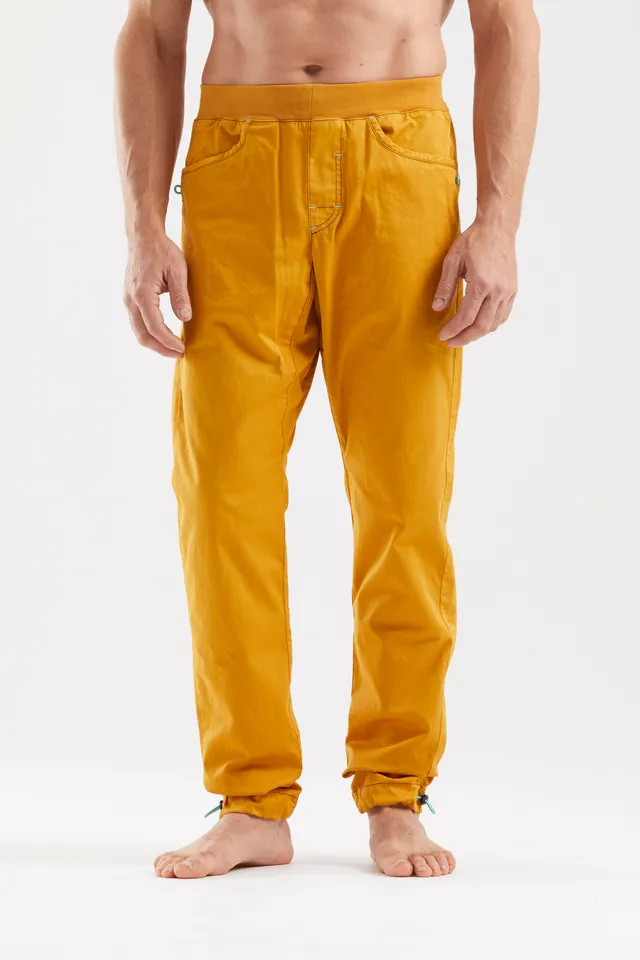 e9-pit-kletterhose-curry-bio-baumwolle-slim-fit image 1