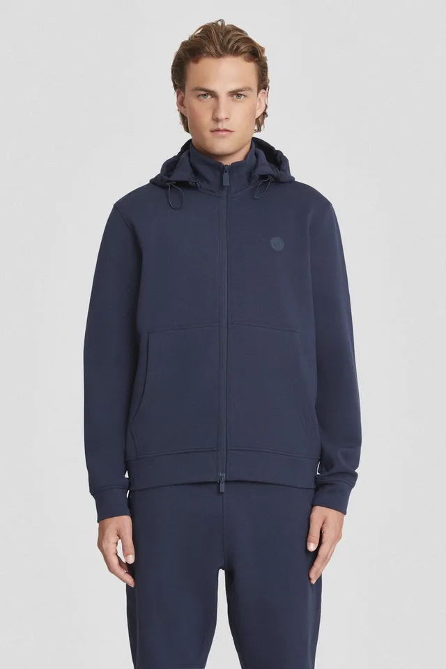 ciesse-outdoor-felpe-hoodie-blau-abnehmbare-kapuze image 1