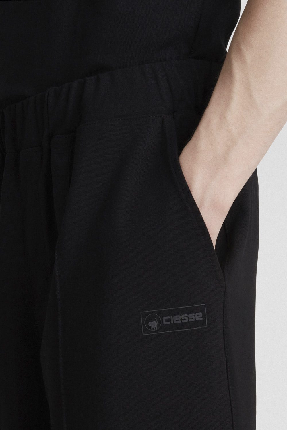 ciesse-pantaloni-shorts-herren-schwarz-elastisch image 3