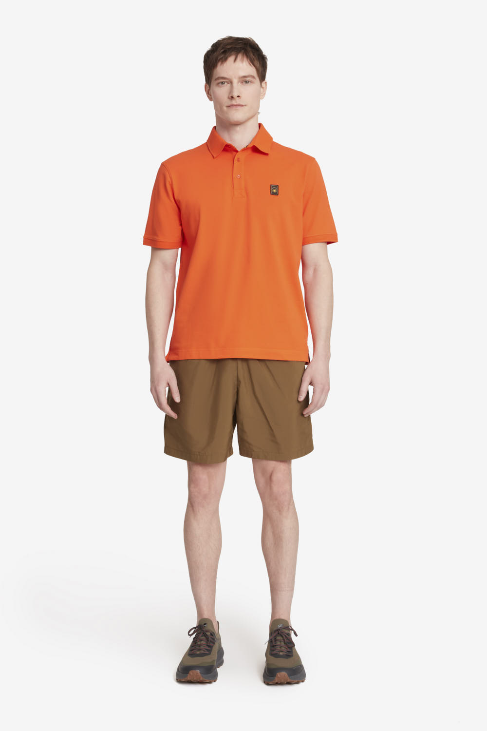 ciesse-outdoor-piff-4-0-polo-orange-herren-piqu-stretch image 1