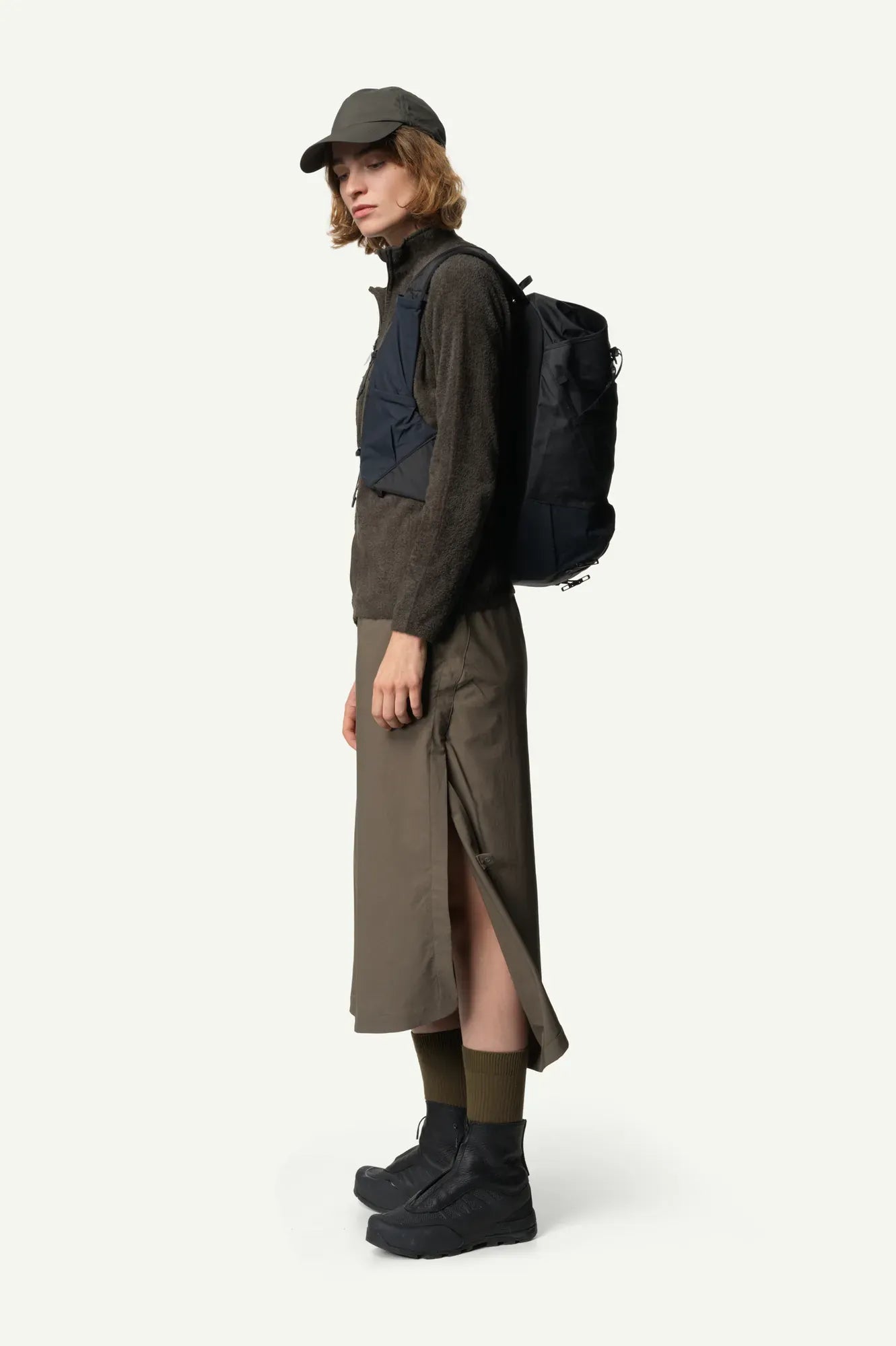 houdini-lykan-full-zip-fleecejacke-damen-foggy-mountain-atmungsaktiv image 6