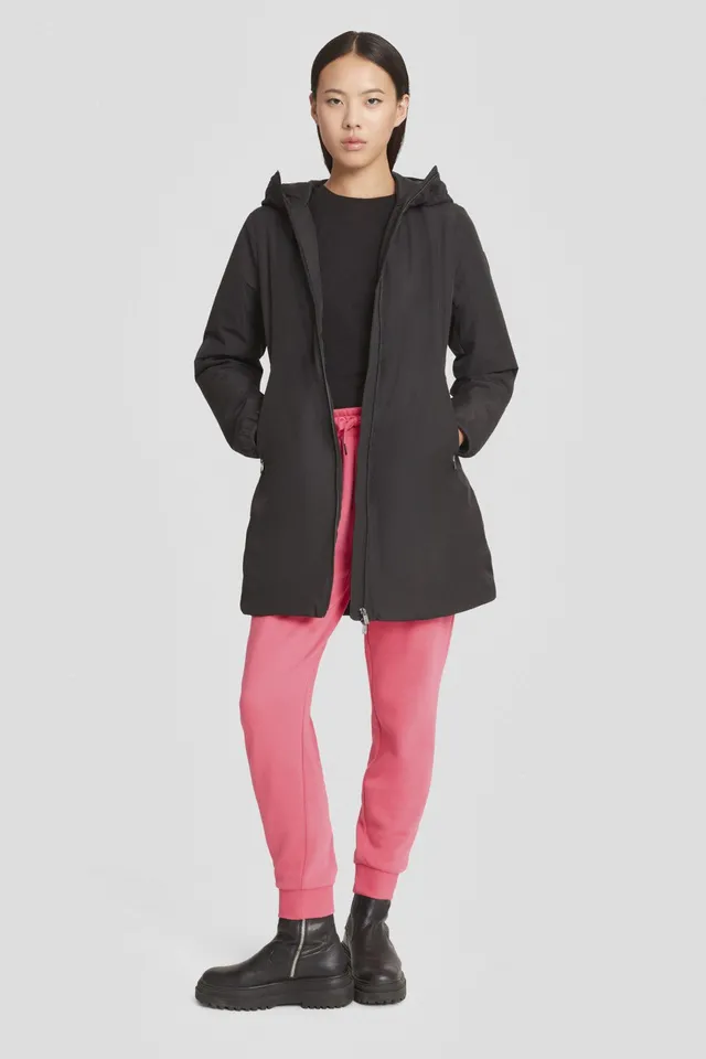 ciesse-outdoor-winterjacke-lang-schwarz-kapuze-dwr-2 image 1